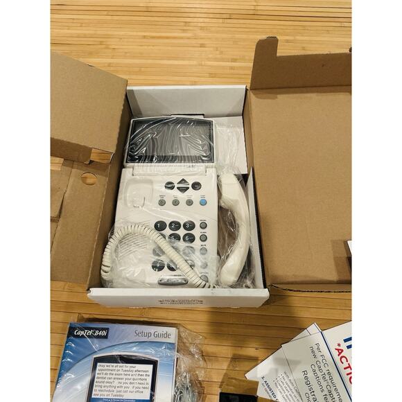 Ultratec Captel 840i Hearing Impaired Touch Caption Telephone New In Box - Picture 5 of 14